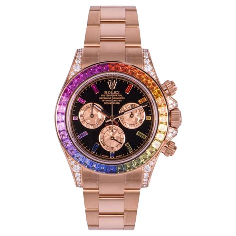 rolex daytona rainbow usato|rolex daytona 116595 for sale.